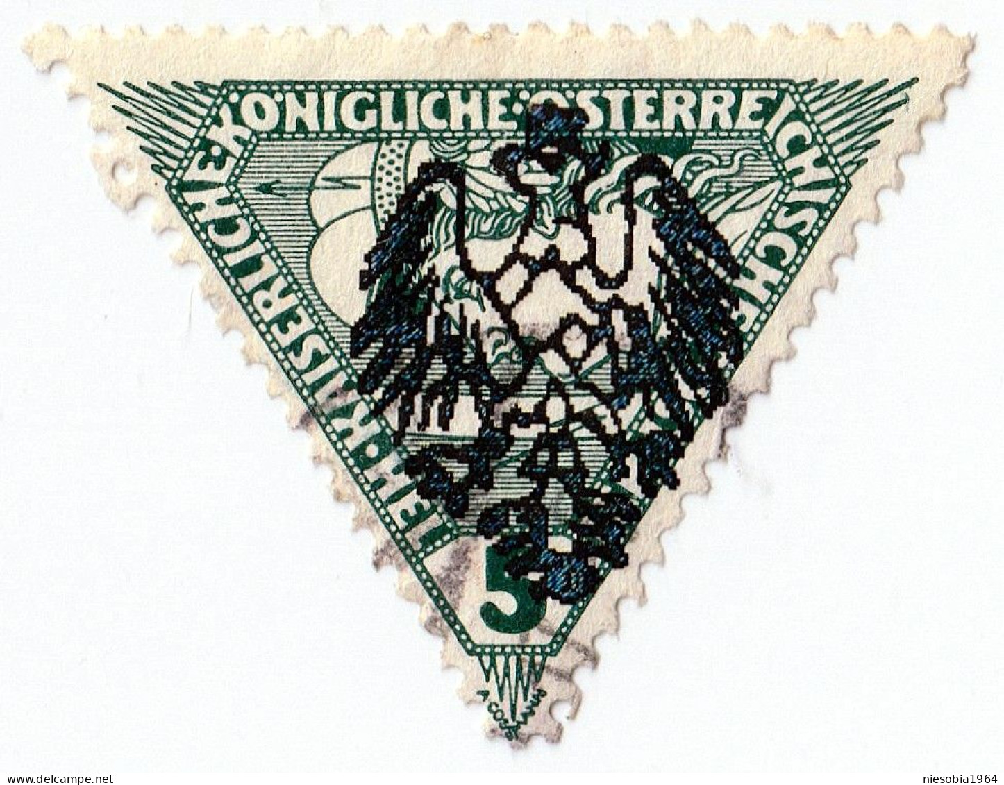 Year 1918 Imperial Prince, Austrian Empire With Print Of The Polish National Emblem 5 Heller - Ongebruikt