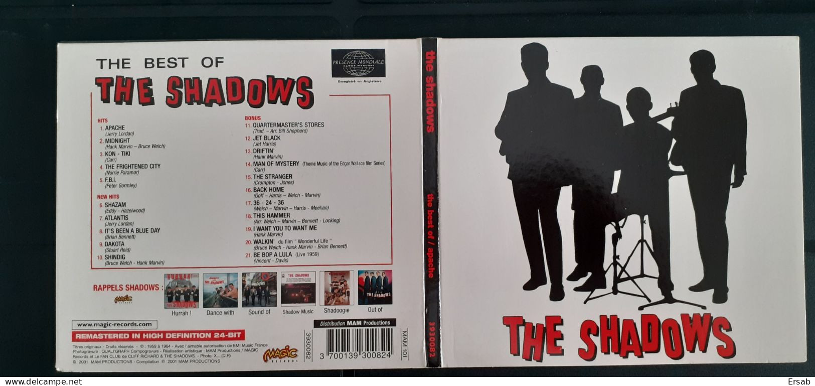 CD The Shadows The Best Of Digipack - Rock