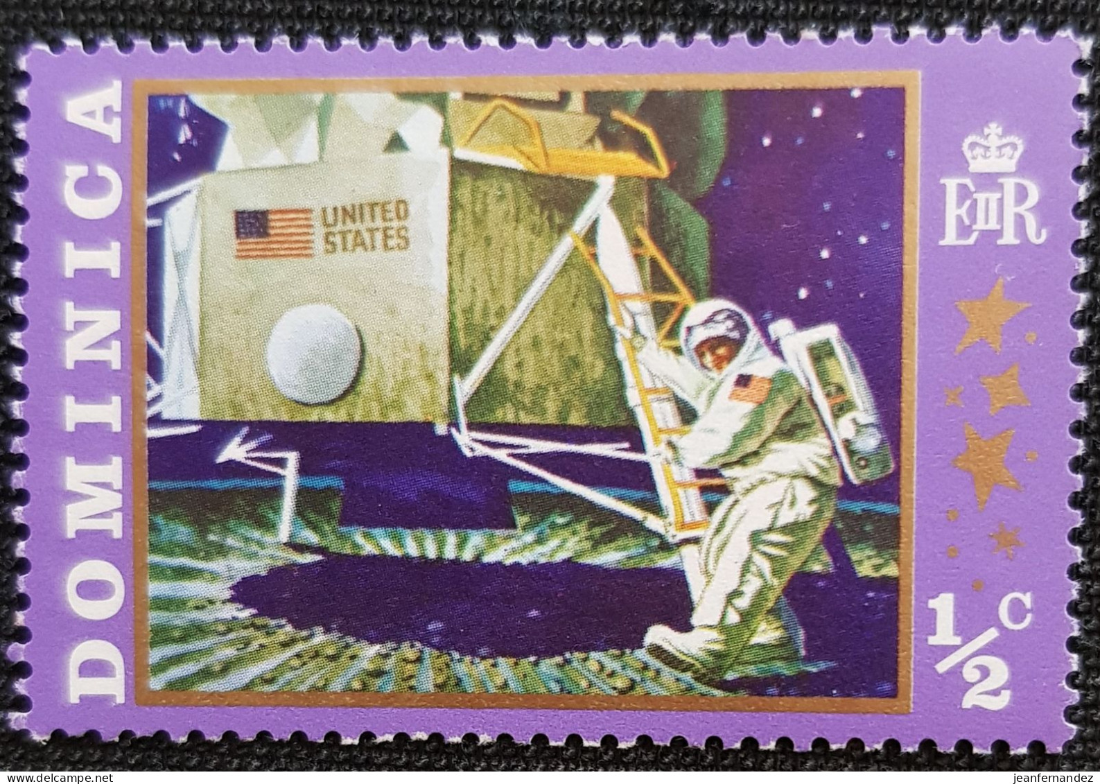 Dominique 1970 Moon Landing   Stampworld N° 293 - Dominica (1978-...)