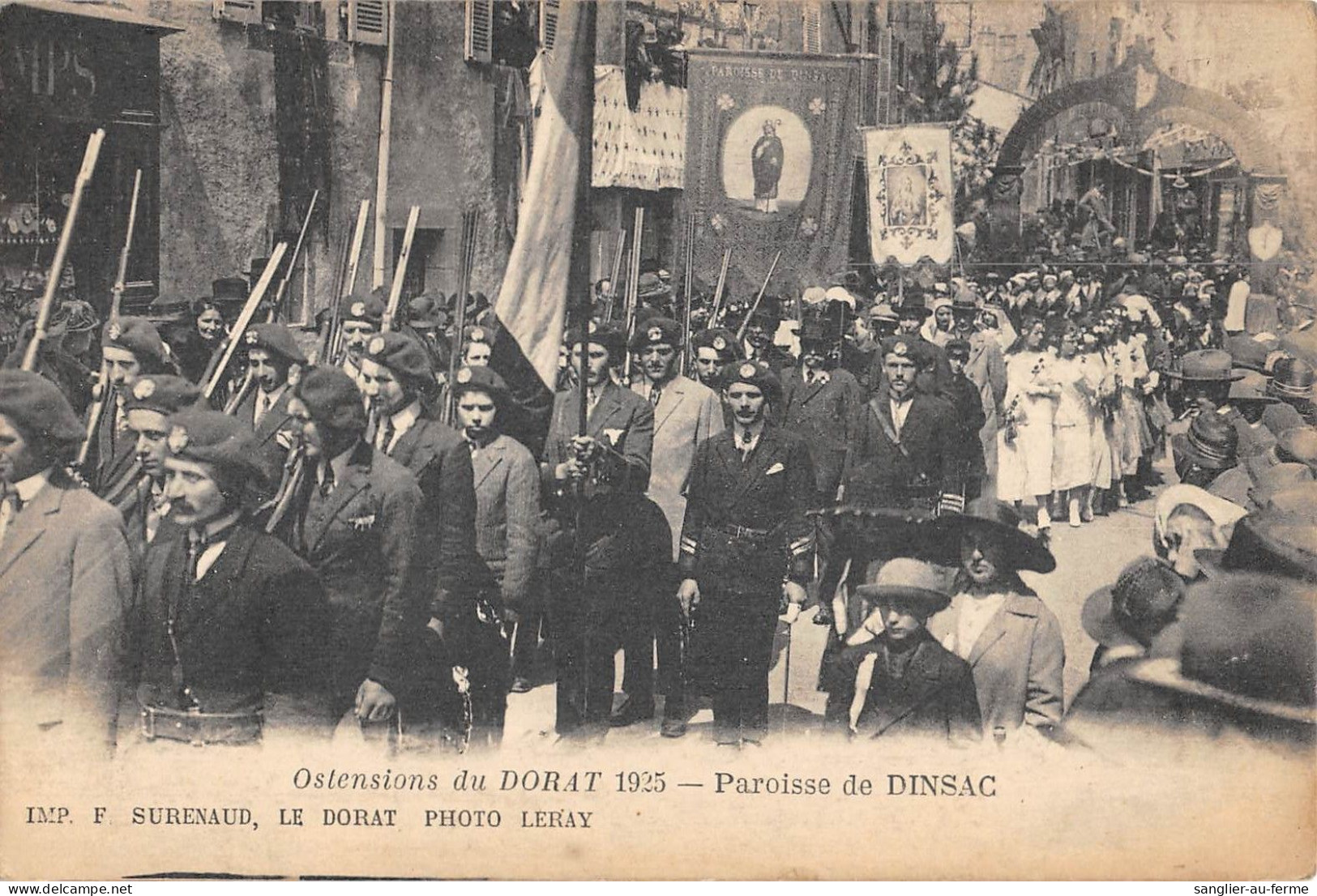 CPA 87 OSTENSIONS DU DORAT 1925 / PAROISSE DU DORAT / Cliché N°4 - Le Dorat
