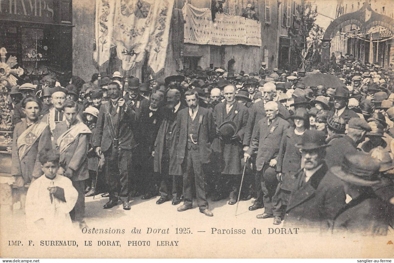 CPA 87 OSTENSIONS DU DORAT 1925 / PAROISSE DU DORAT / Cliché N°5 - Le Dorat