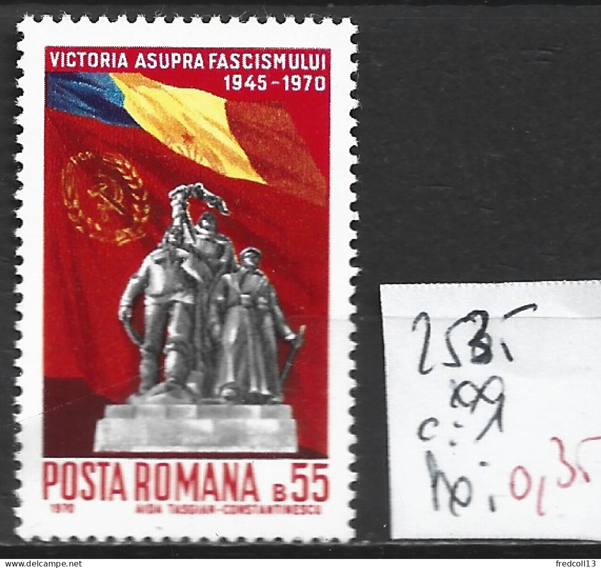 ROUMANIE 2535 ** Côte 1 € - Unused Stamps