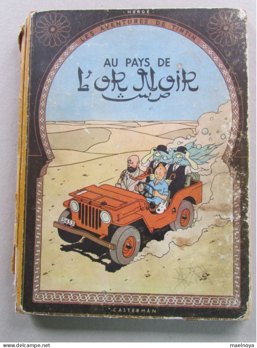 TINTIN L'OR NOIR B3 EO 1950 - Hergé