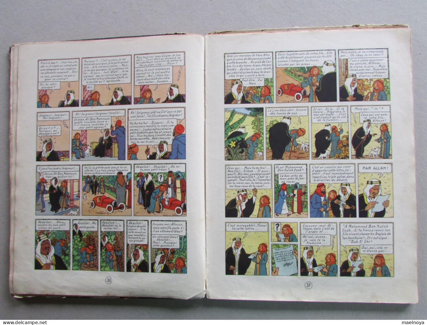 TINTIN L'OR NOIR B3 EO 1950