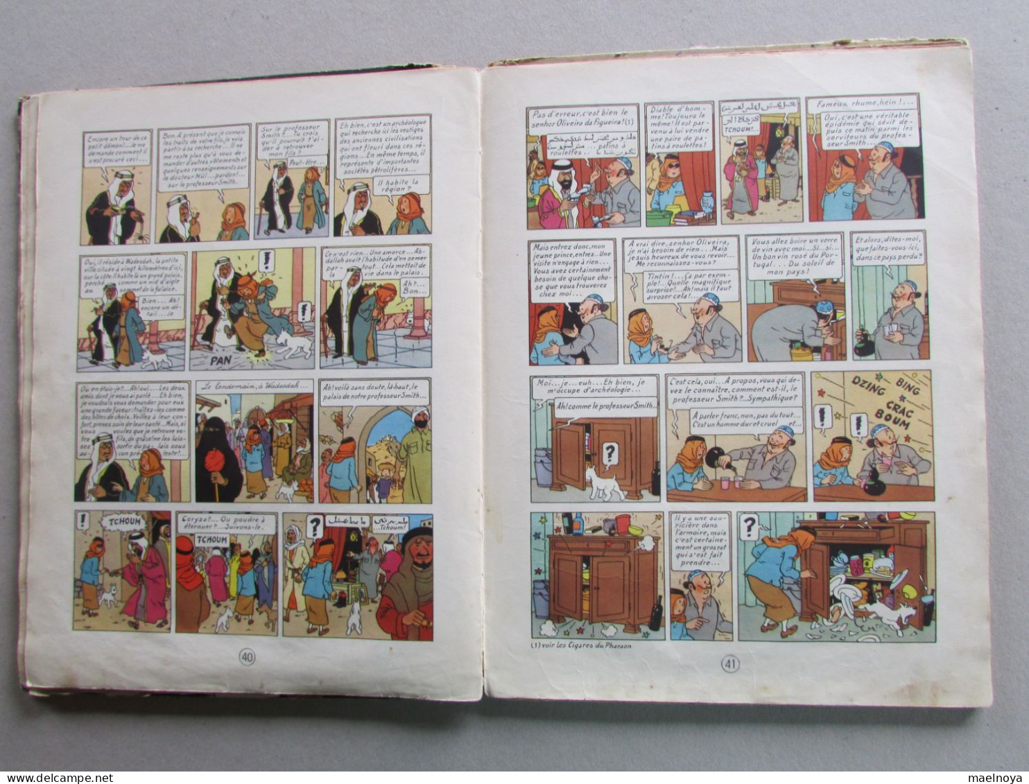 TINTIN L'OR NOIR B3 EO 1950