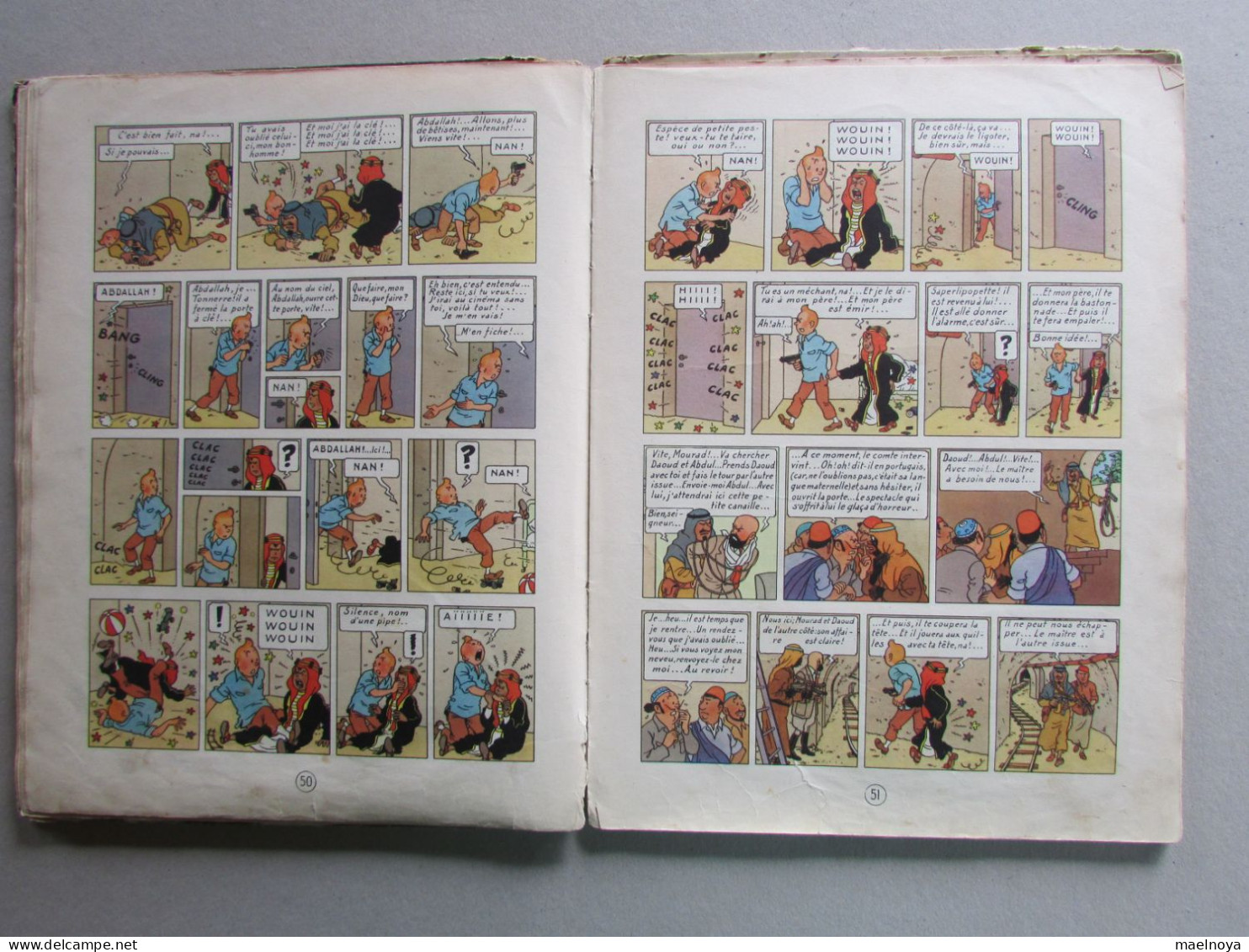 TINTIN L'OR NOIR B3 EO 1950