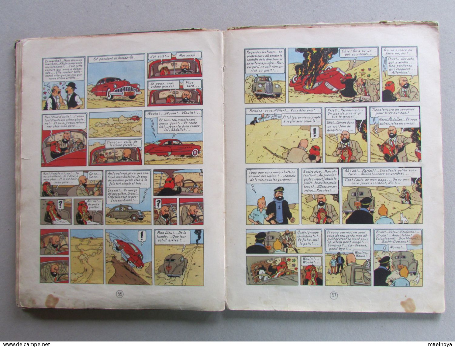 TINTIN L'OR NOIR B3 EO 1950