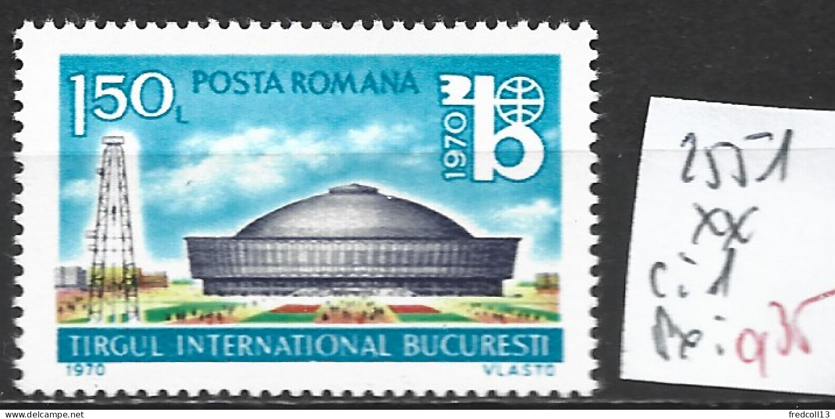 ROUMANIE 2551 ** Côte 1 € - Unused Stamps