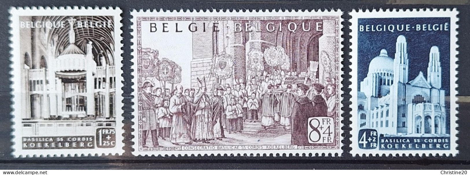 Belgique 1952 N°876/78  ** TB Cote 42€ - Nuevos