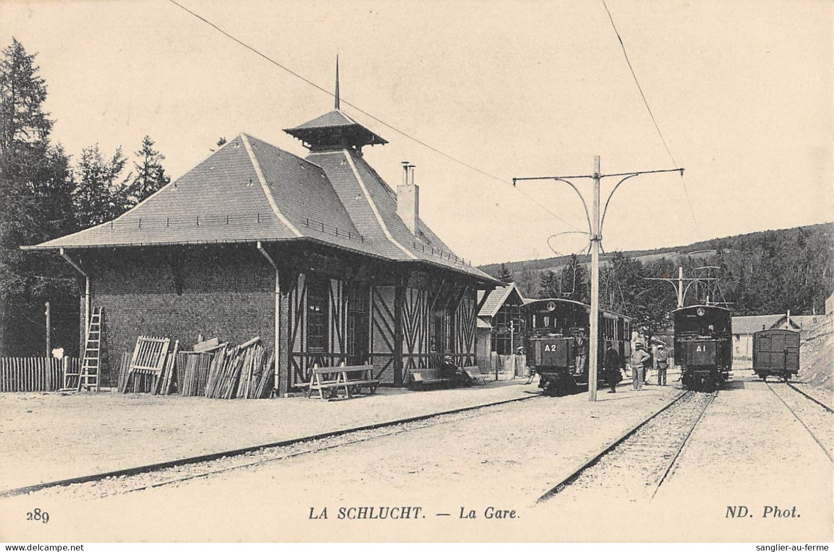 CPA 88 LA SCHLUCHT / LA GARE / TRAIN - Sonstige & Ohne Zuordnung