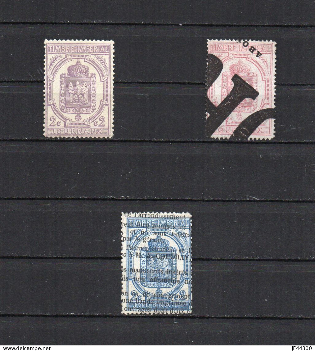 FRANCE - FR2034 - Journaux - 1869 - N° 7 & 8 - N*/Oblitéré - Kranten