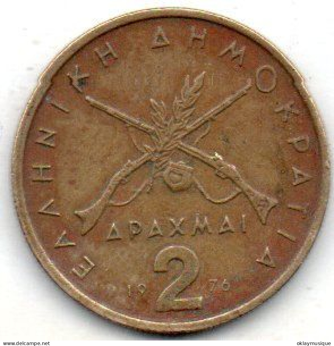 Grece 2 Drachmai 1976 - Grecia