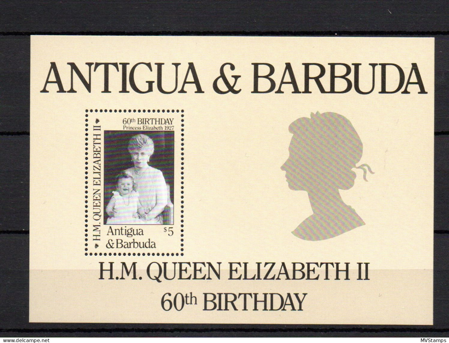 Antigua & Barbuda 1986 Sheet Queen Elizabeth Stamps (Michel Bl. 108) MNH - Antigua And Barbuda (1981-...)