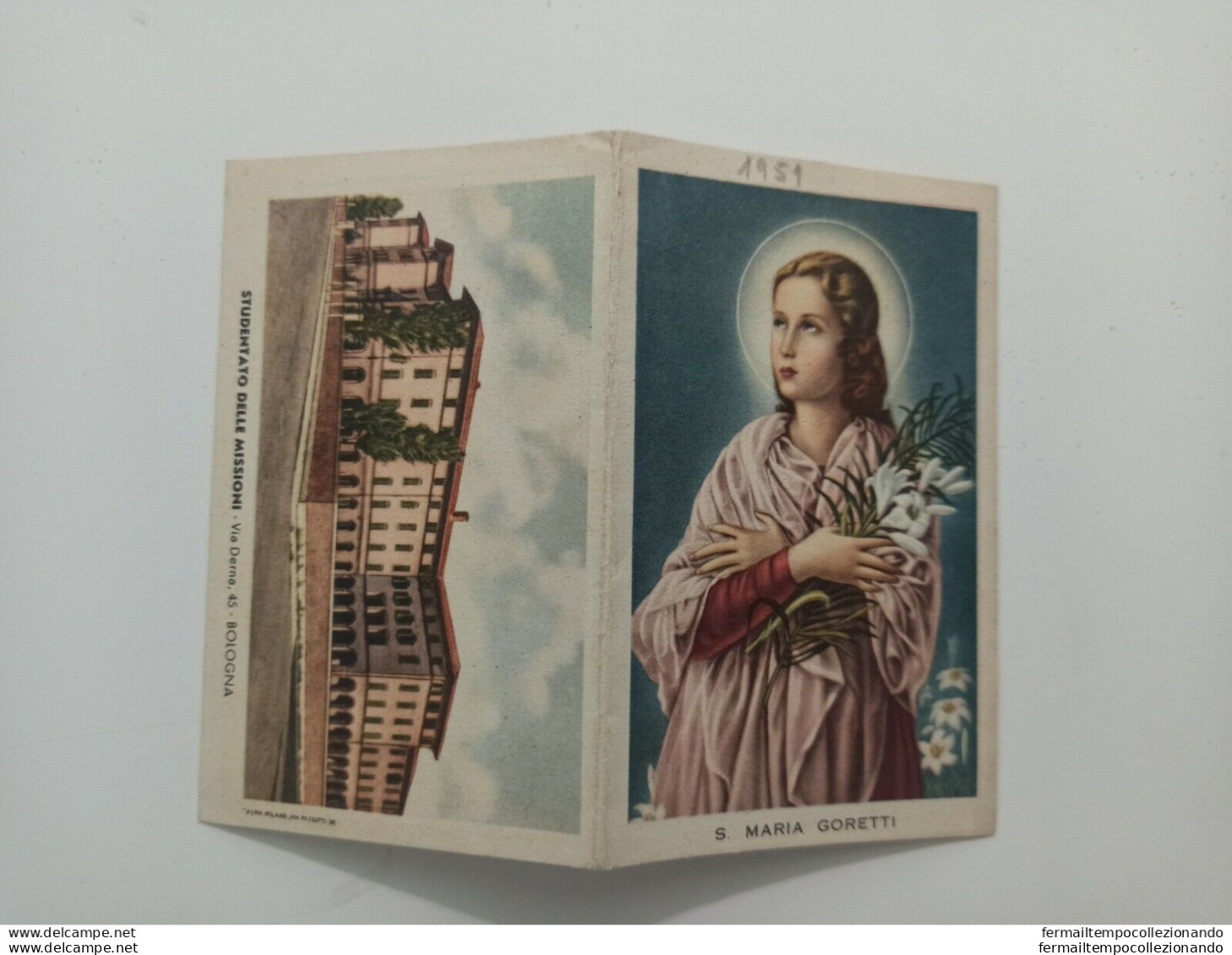 Be163 Calendarietto S.maria Goretti 1951 - Otros & Sin Clasificación