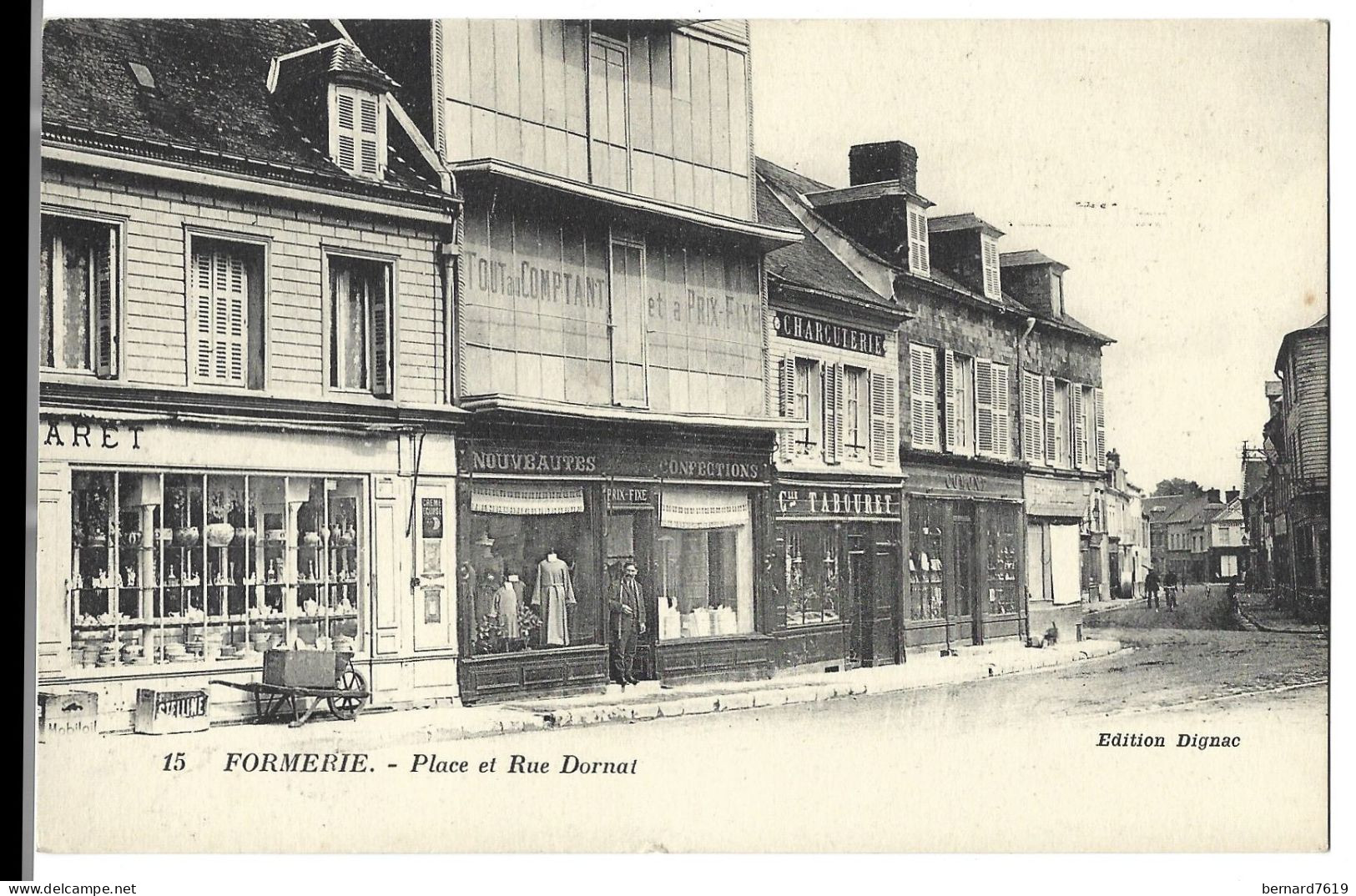 60 Formerie - Place Et Rue Dornat - Formerie