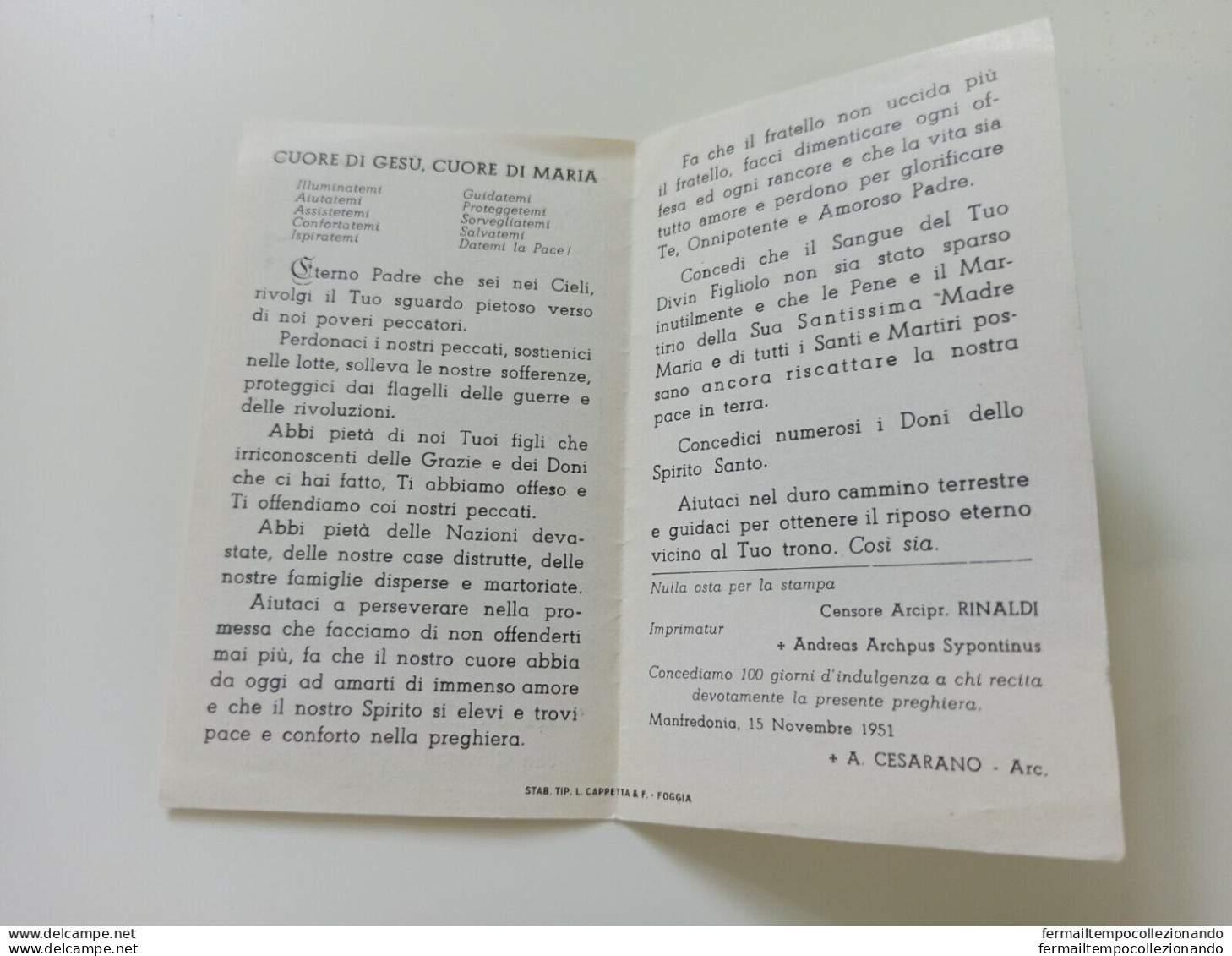 Be172 San Giovanni Rotondo Casa Sollievo Della Sofferenza - Otros & Sin Clasificación