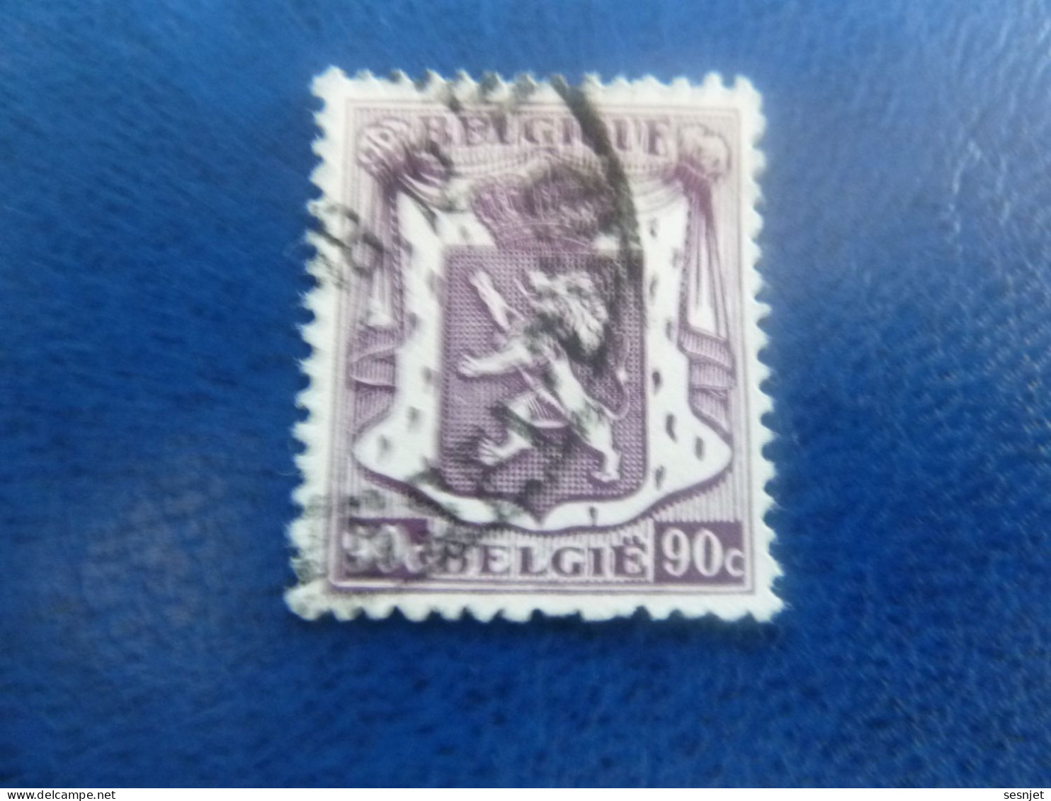 Belgique - Armoirie - Lion - 90c. - Violet - Oblitéré - Année 1940 - - Gebraucht