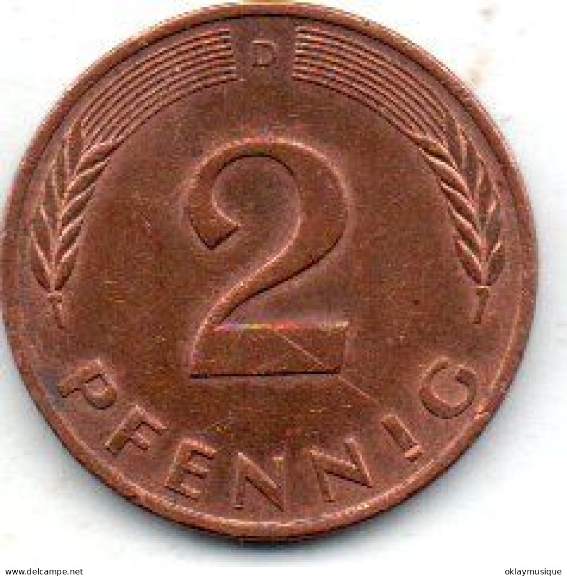 Allemagne 2 Pfennig 1976G - 2 Pfennig