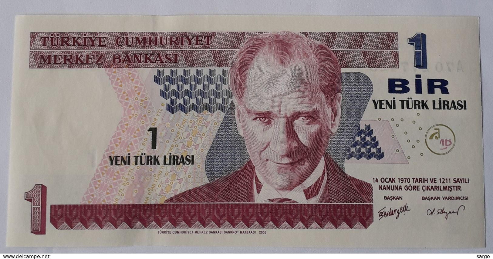 TURKEY - 1 BIR -  P 126 - 2005 - UNC - BANKNOTES - PAPER MONEY - CARTAMONETA - - Turkey