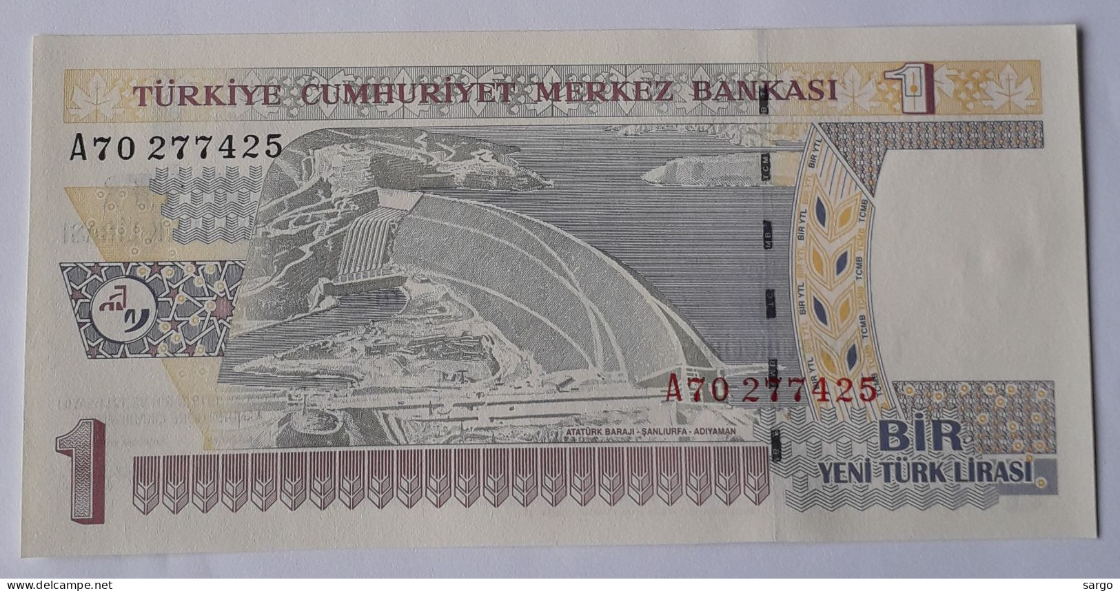 TURKEY - 1 BIR -  P 126 - 2005 - UNC - BANKNOTES - PAPER MONEY - CARTAMONETA - - Turchia