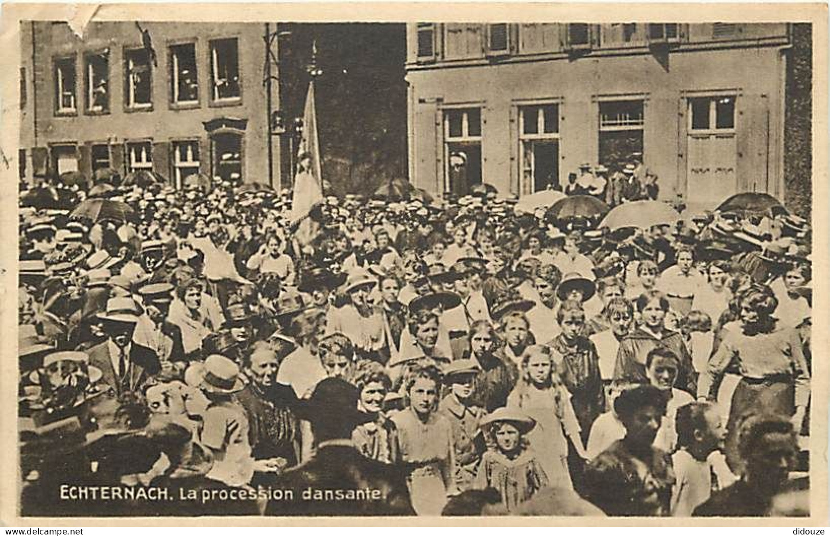 Luxembourg - Echternach - La Procession Dansante - Animée - Oblitération Ronde De 1924 - CPA - Voir Scans Recto-Verso - Echternach