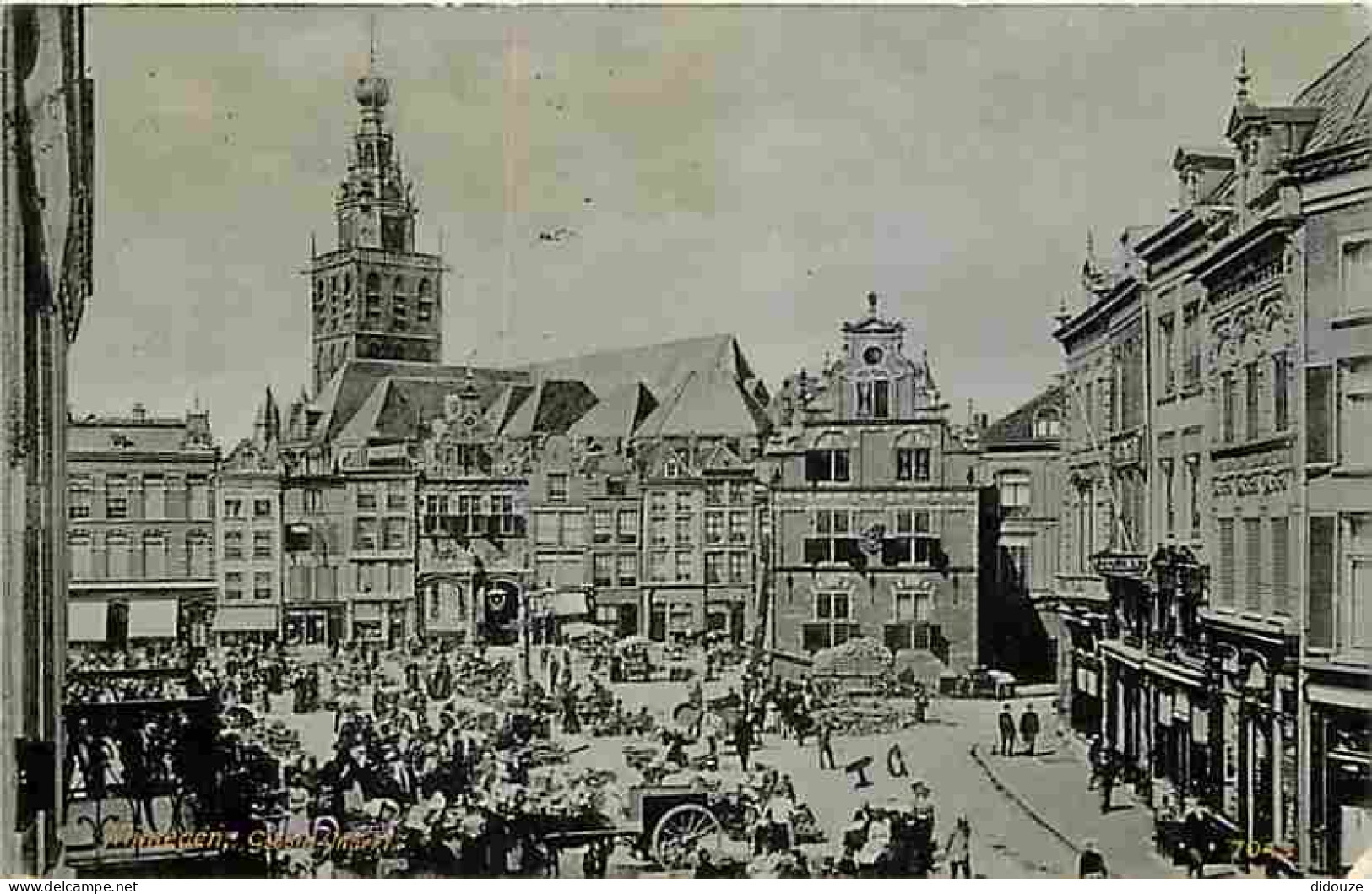 Pays Bas - Nijmegen - Groote Markt - Animée - Marché - CPA - Voir Scans Recto-Verso - Nijmegen