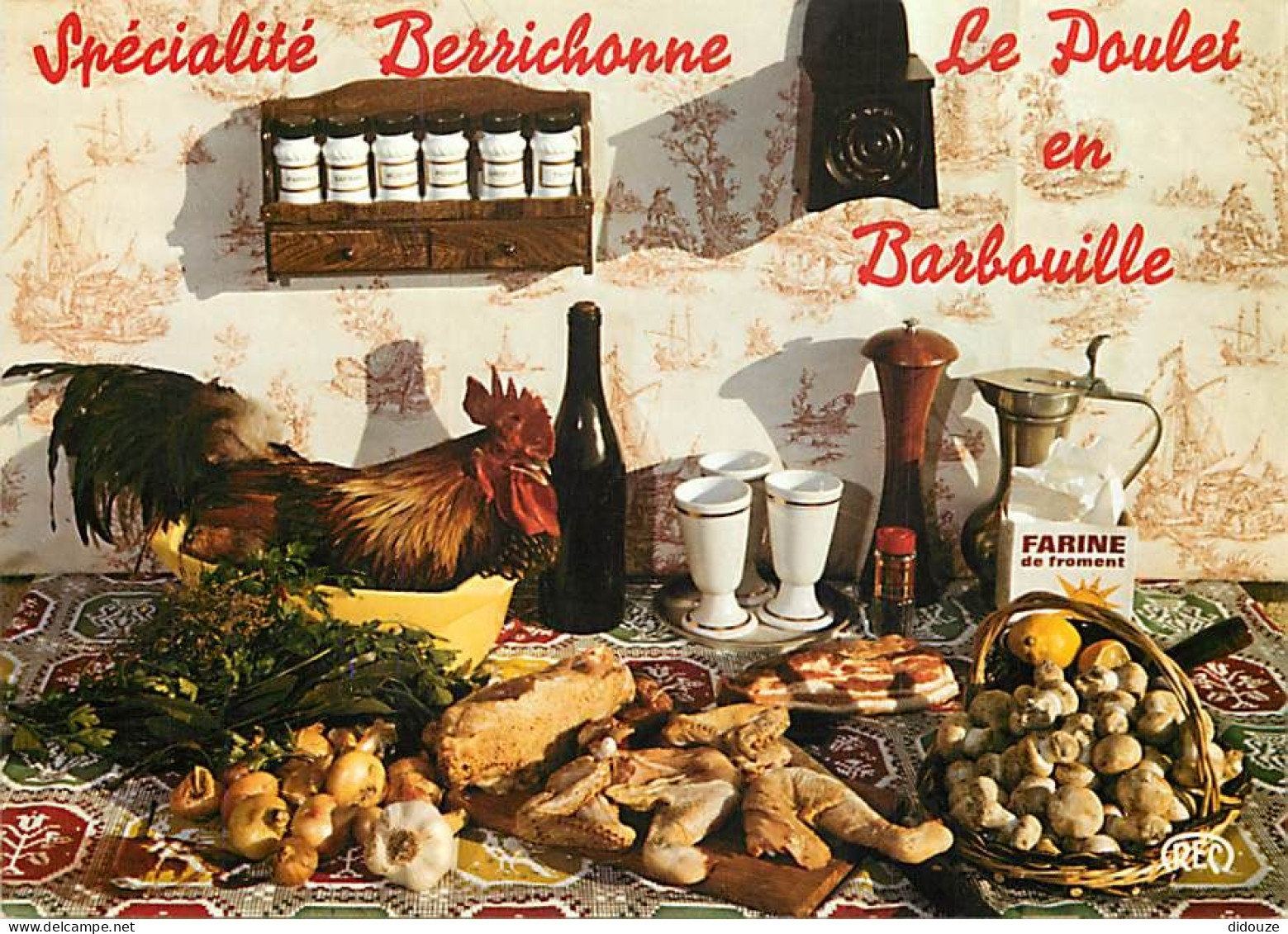 Recettes De Cuisine - Poulet En Barbouille - Carte Neuve - Gastronomie - CPM - Voir Scans Recto-Verso - Recettes (cuisine)