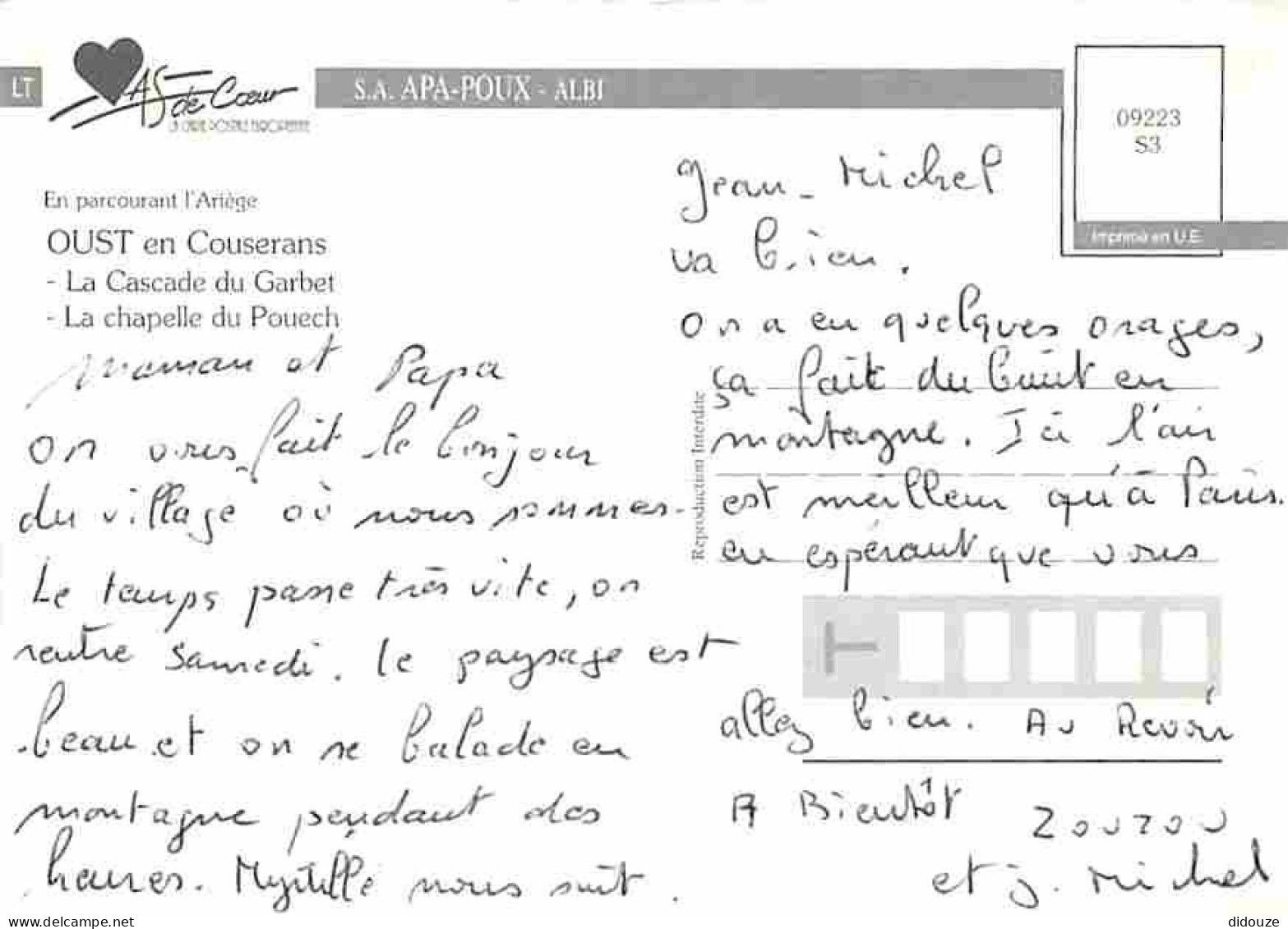 09 - Oust - Multivues - CPM - Voir Scans Recto-Verso - Oust