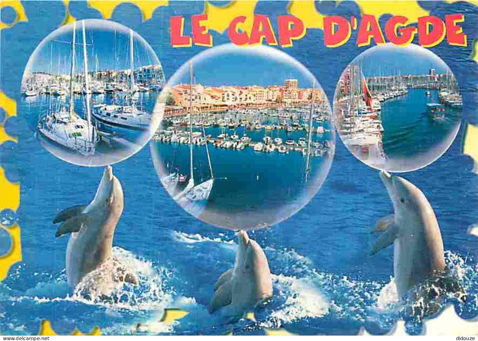 Animaux - Dauphins - Cap D'Agde - Multivues - CPM - Voir Scans Recto-Verso - Dolphins