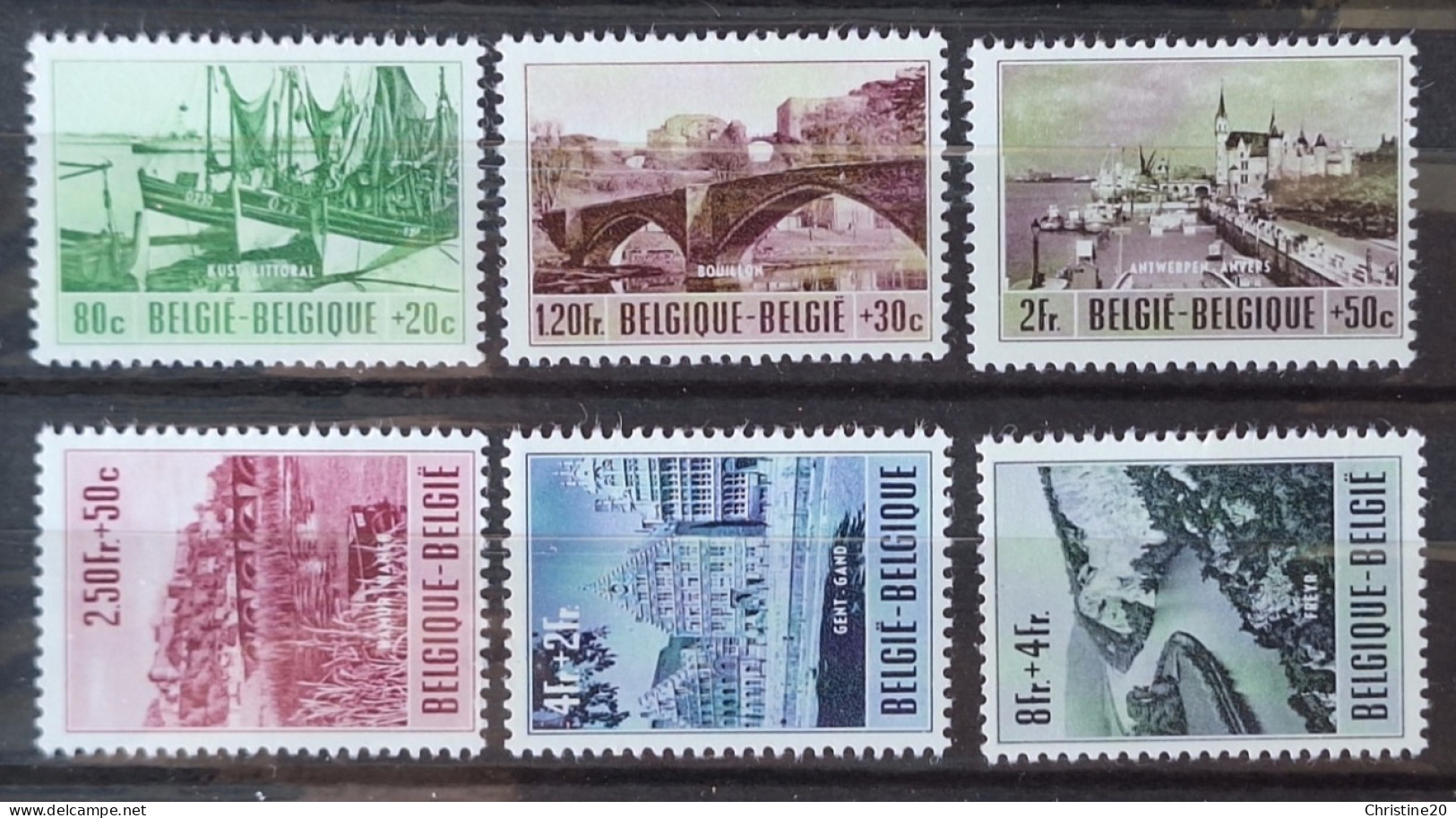 Belgique 1953 N°918/23   ** TB Cote 85€ - Neufs