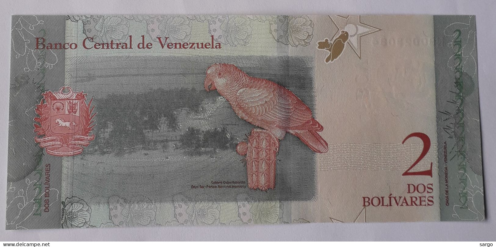 VENEZUELA  - 2 BOLIVARES - P 101  (2018) - UNC -  BANKNOTES - PAPER MONEY - Venezuela