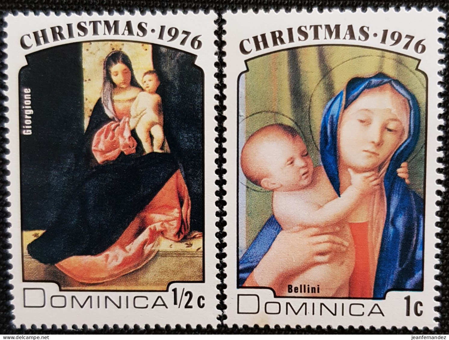 Dominique 1976 Christmas  Stampworld N° 510 Et 511 - Dominique (1978-...)