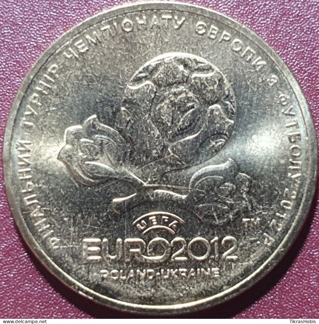 Ukraine 1 Hryvnia, 2012 UEFA KM668 - Ucrania