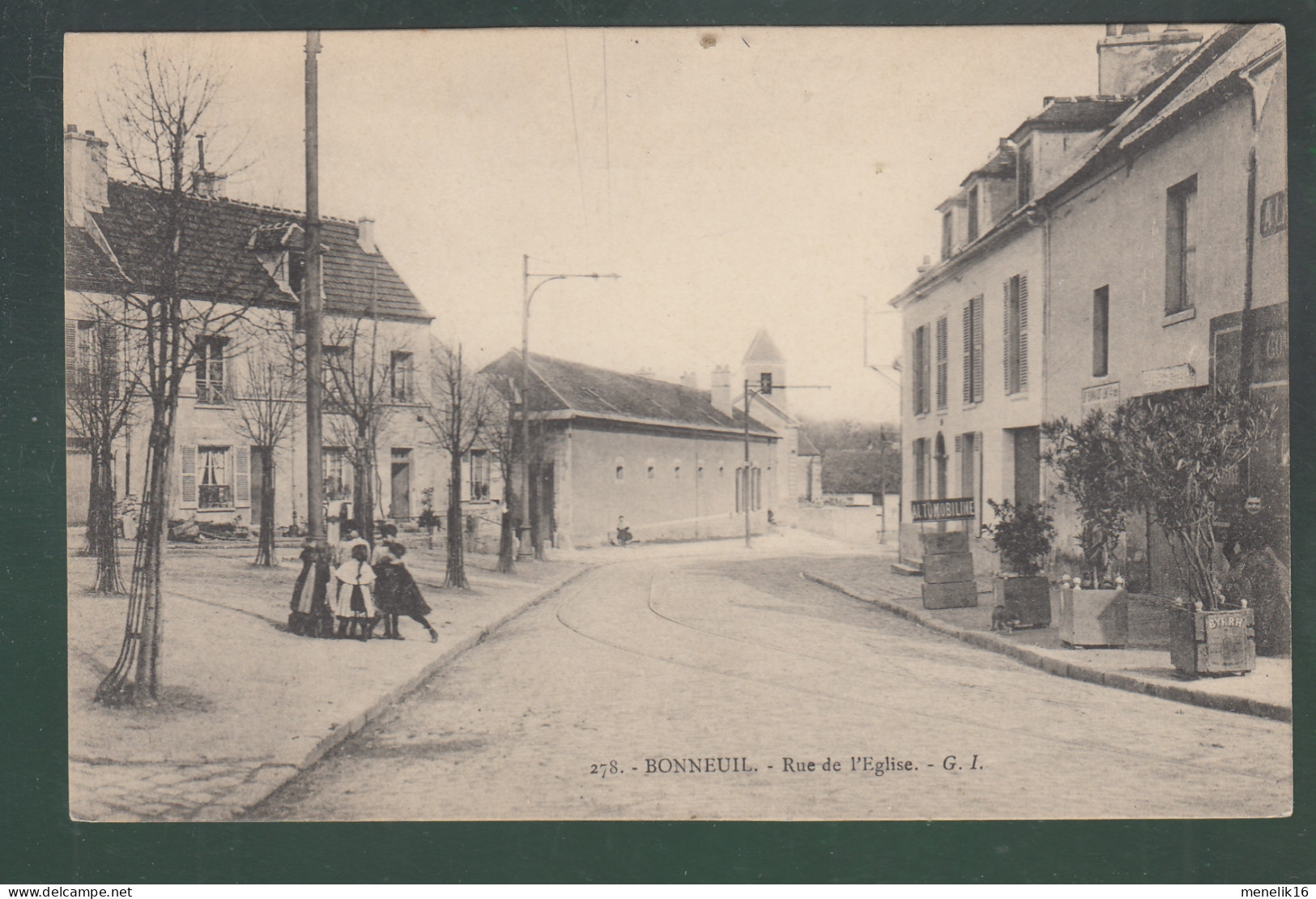 CP - 94 - Bonneuil - Rue De L'Eglise - Bonneuil Sur Marne