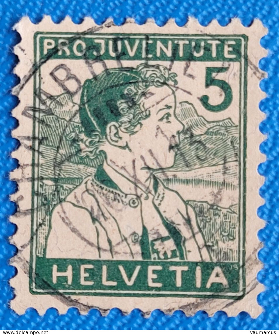 1915 Zu J 2 PRO JUVENTUTE Obl. CHAMBRELIEN 28.12.15 LUXE Voir Description - Used Stamps