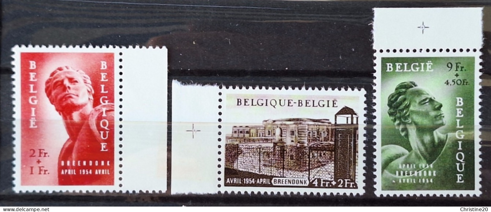 Belgique 1954 N°943/45   ** TB Cote 125€ - Ungebraucht