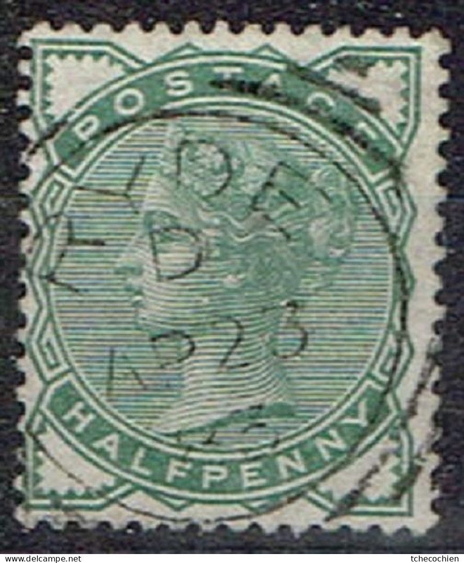 Grande-Bretagne - 1880 - Y&T N° 67 Oblitéré - Gebraucht
