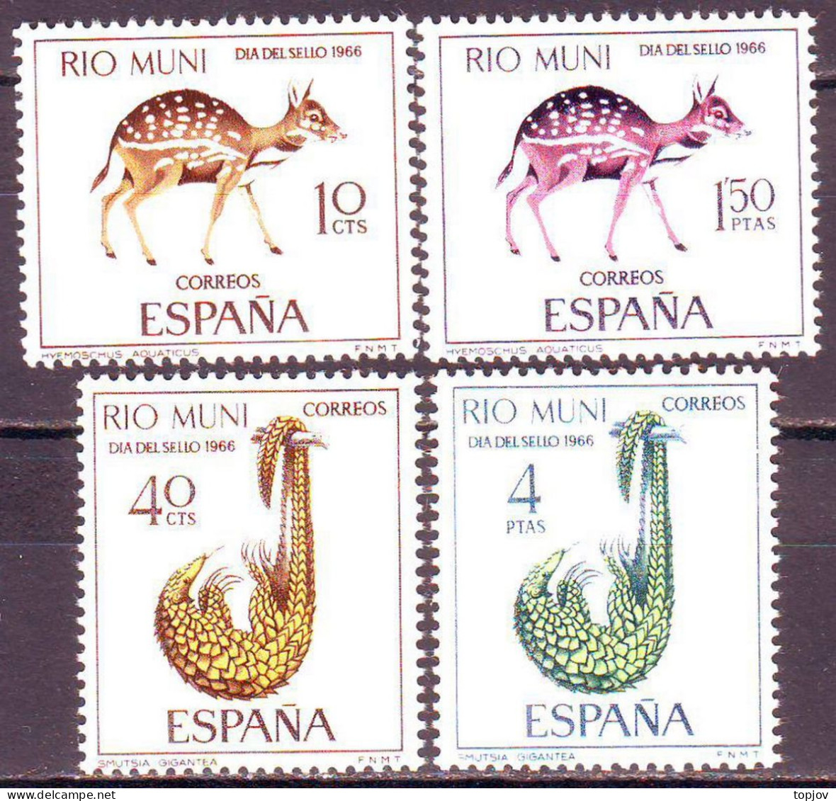 SPAIN RIO MUNI - ANIMALS - **MNH - 1966 - Scimmie
