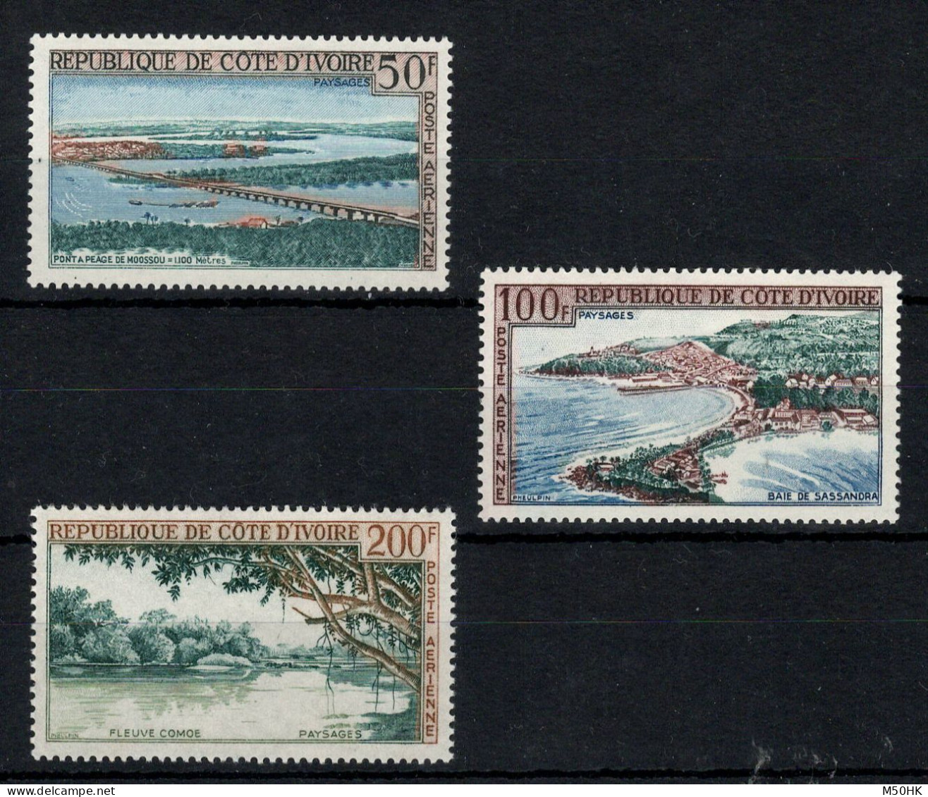 Cote D'Ivoire - YV PA 26 à 28 N** MNH Luxe Complet , Paysages - Ivoorkust (1960-...)