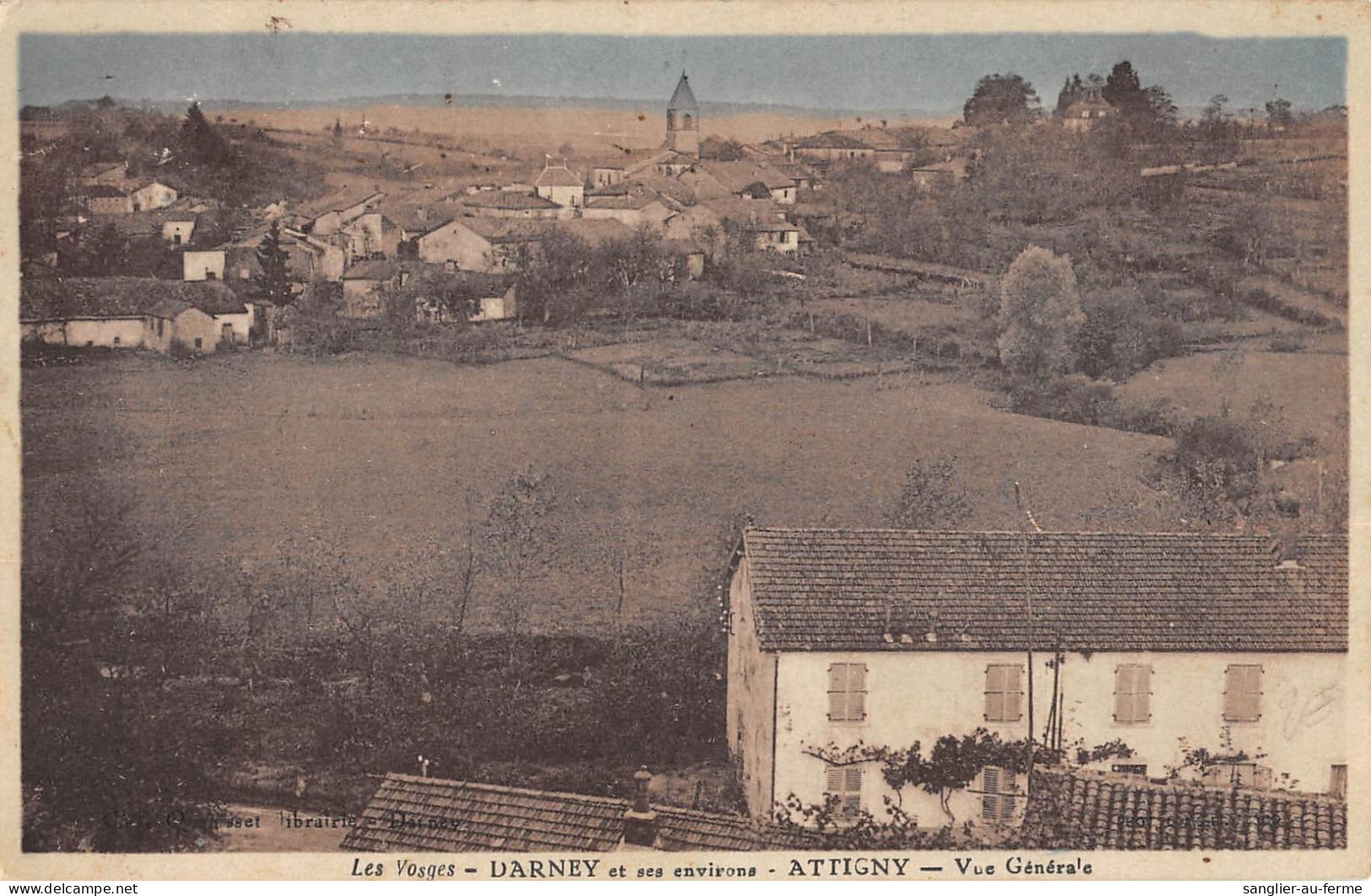 CPA 88 DARNEY ET SES ENVIRONS / ATTIGNY / VUE GENERALE / Cpa Rare - Sonstige & Ohne Zuordnung