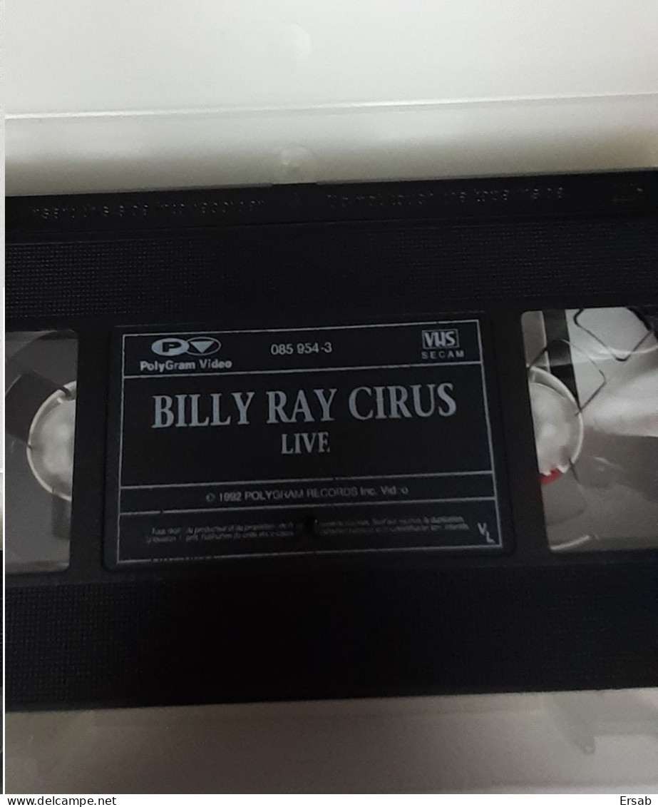 Cassette Vidéo Billy Ray Cyrus On Tour Video Tape   VHS - Altri & Non Classificati