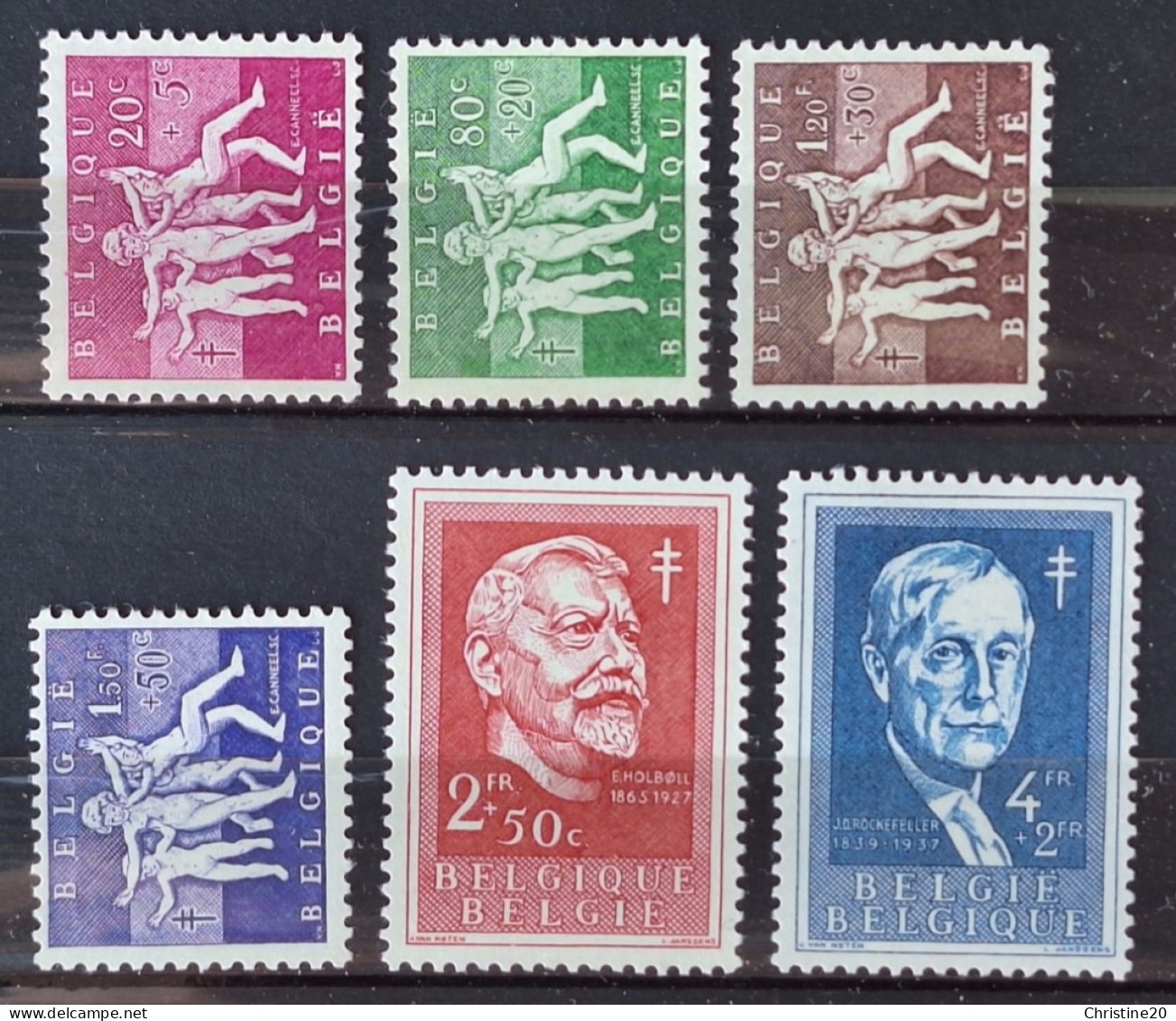 Belgique 1955 N°979/84   ** TB Cote 30€50 - Ungebraucht