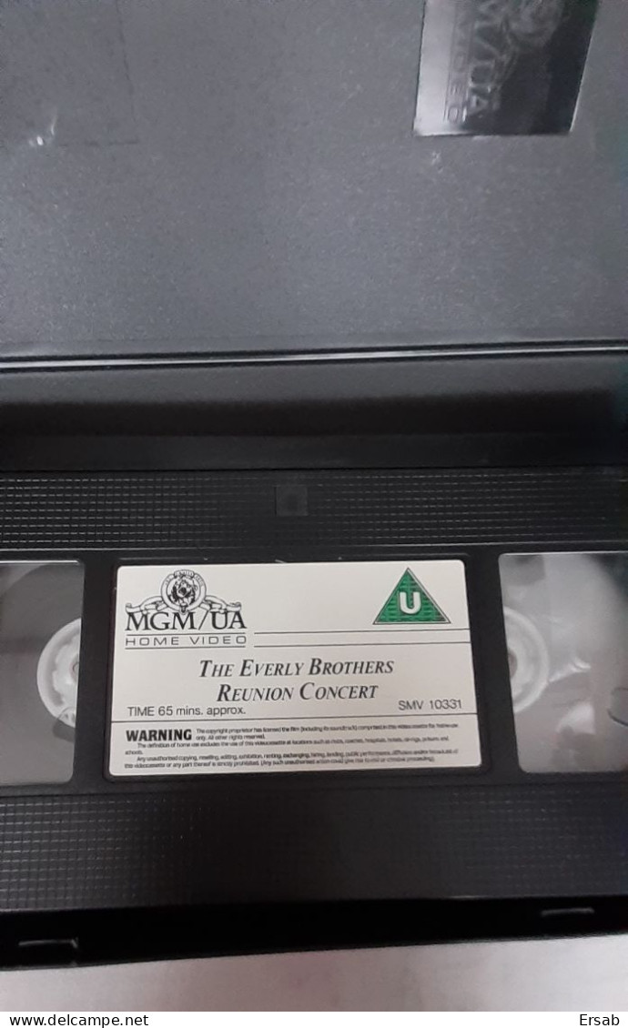 Cassette Vidéo EVERLY BROTHERS REUNION CONCERT Video Tape  VHS - Altri & Non Classificati