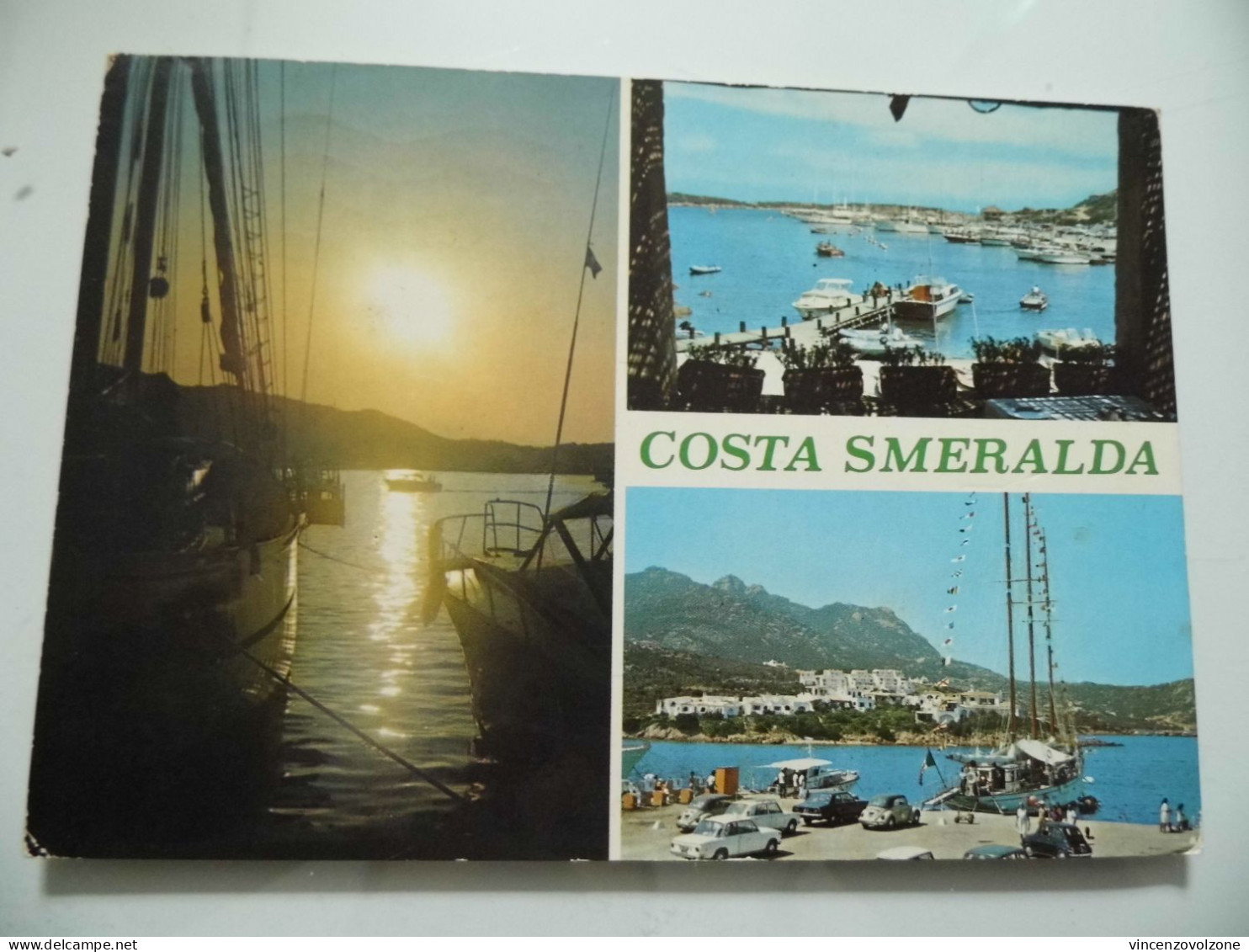 Cartolina Viaggiata "COSTA SMERALDA" Vedutine 1977 - Sassari
