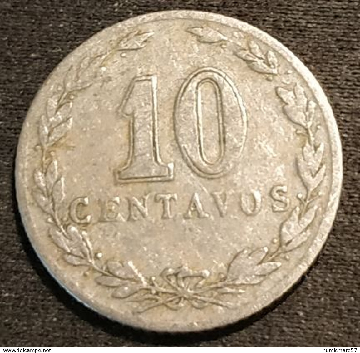 Pas Courant - ARGENTINE - 10 CENTAVOS 1905 - KM 35 - Argentina - Argentina