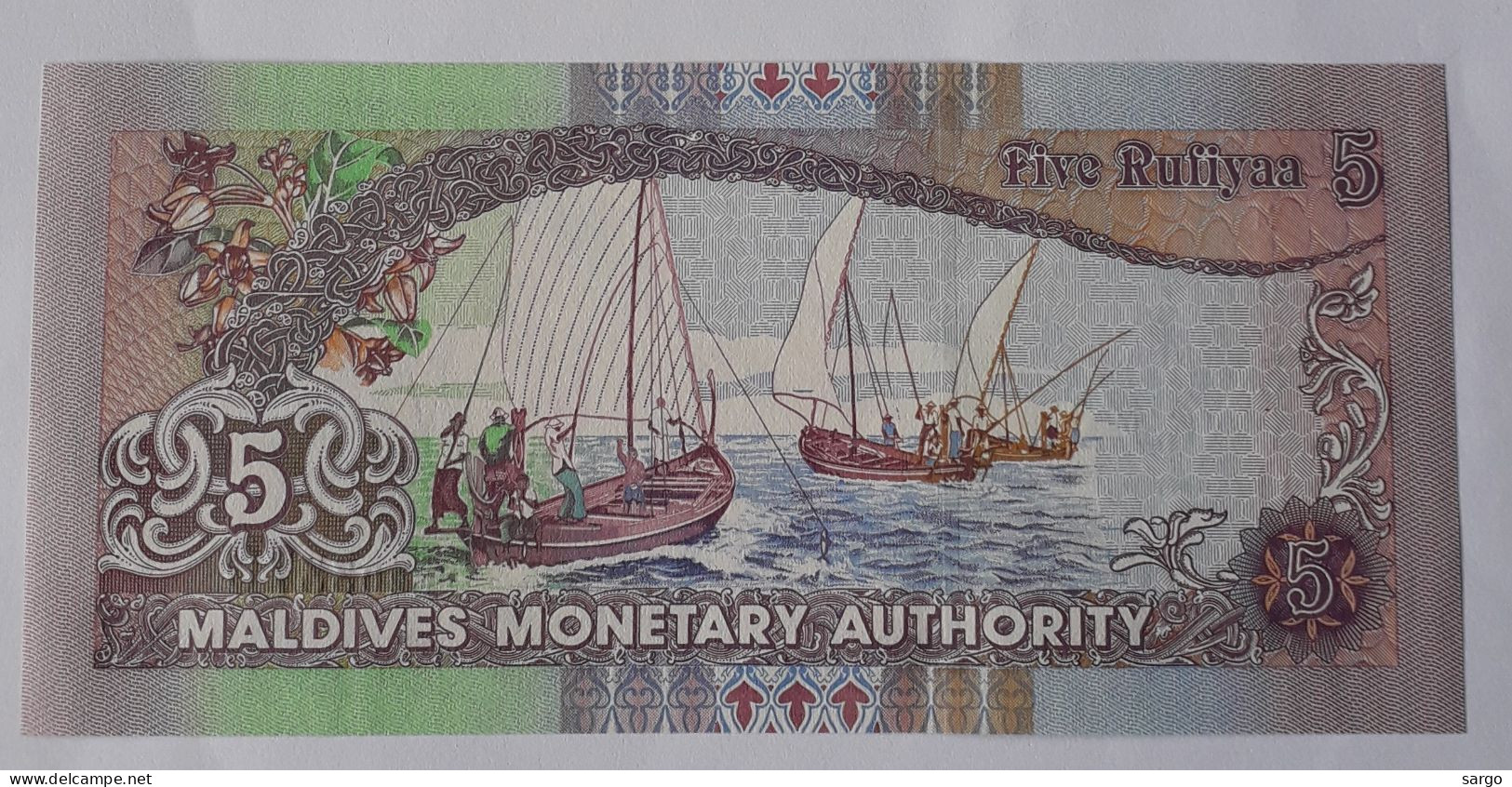 MALDIVE - 5 RUFIYAA -  P 18E  (2011) - UNC - BANKNOTES - PAPER MONEY - - Maldives