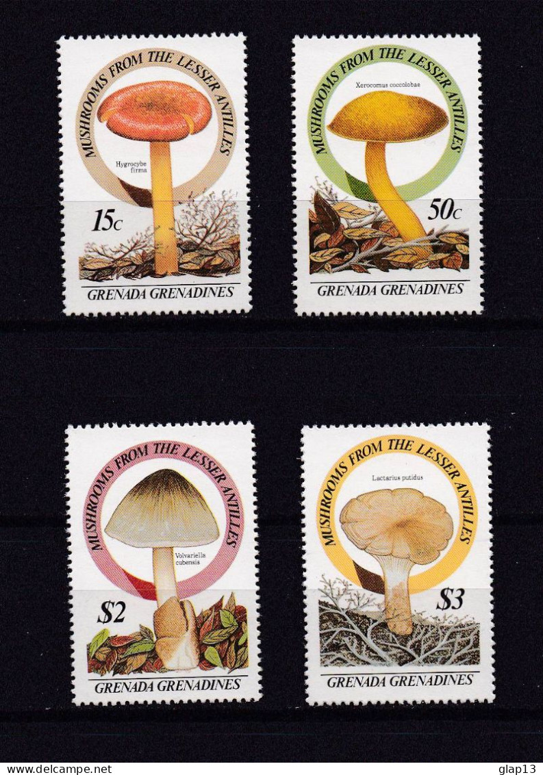 GRENADINES 1986 TIMBRE N°666/69 NEUF** CHAMPIGNONS - Grenada (1974-...)