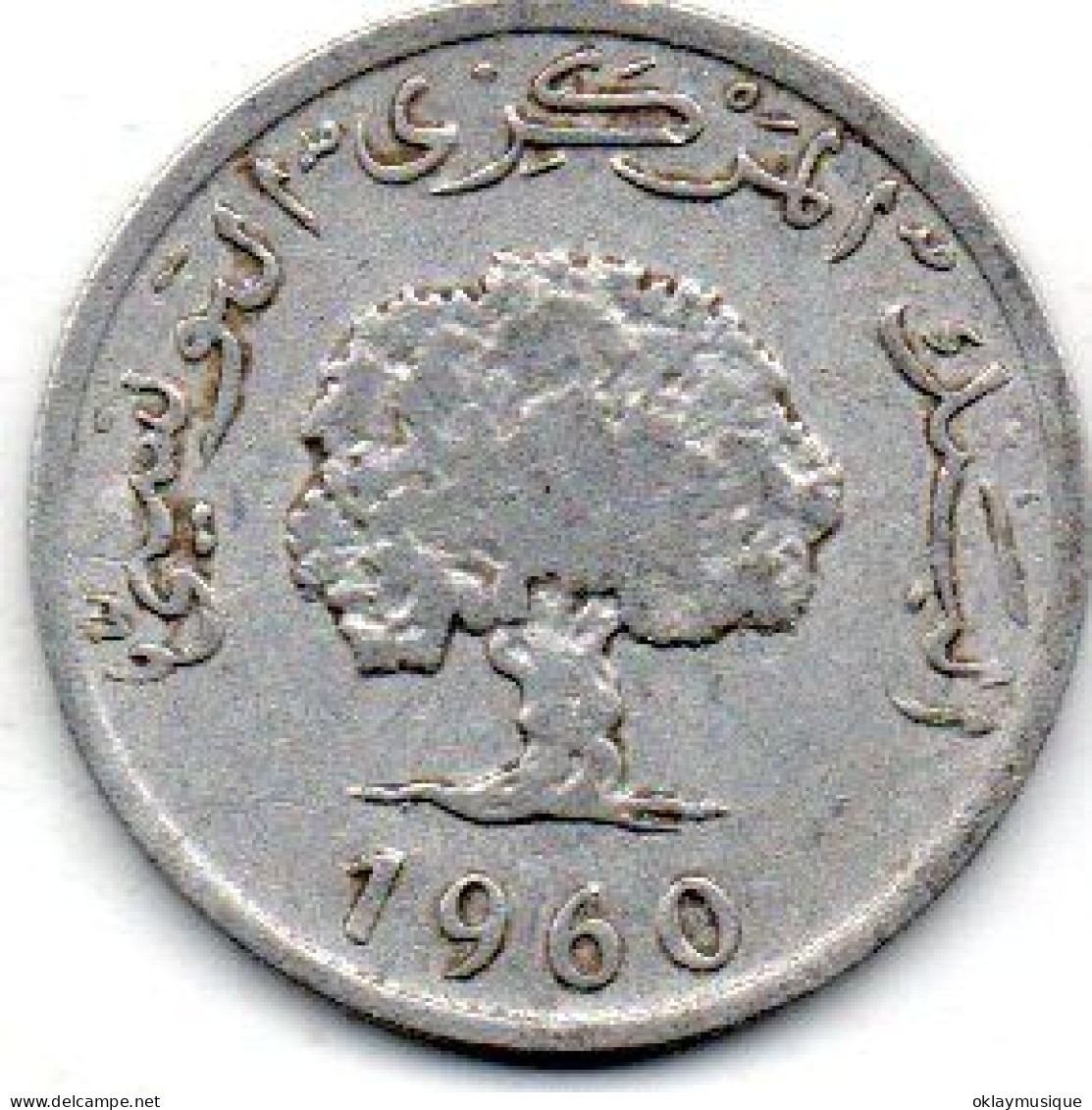 Tunisie 5 Millimes 1960 - Túnez