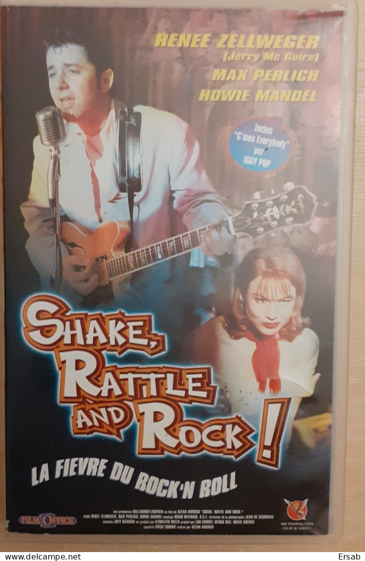 Cassette Vidéo Film Rock'n'roll Shake Rattle And Rock VF VHS - Other & Unclassified