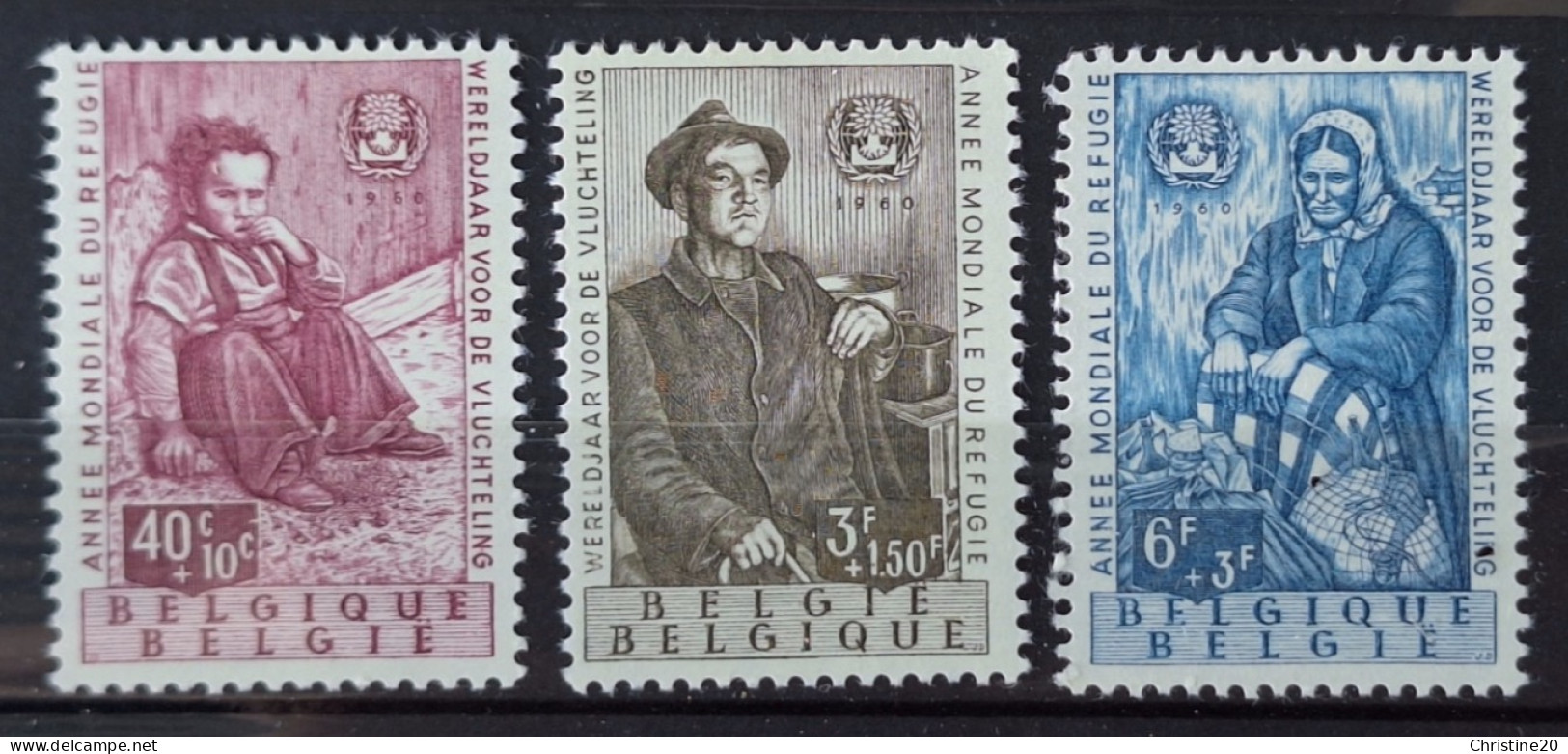 Belgique 1960 N°1125/27   ** TB - Nuevos